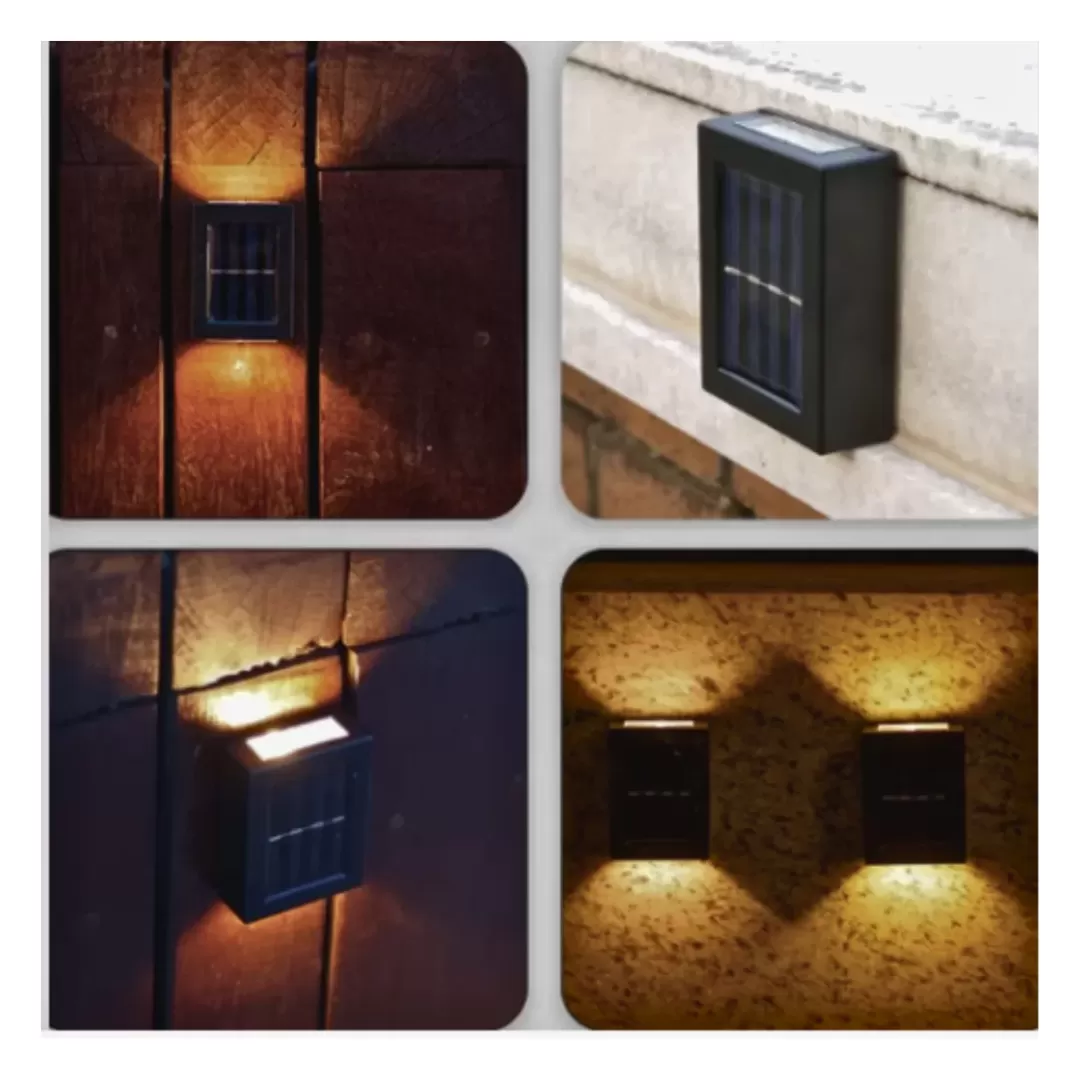 Lámpara de montaje en pared Solar para jardín exterior